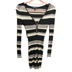 Derek heart horizontal striped dress
